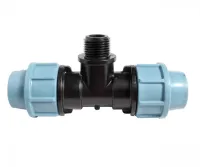 Тройник компрессионный Unidelta 25 х ½" х 25 с наружной резьбой
