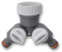 Тройник с двумя кранами и внутр. резьбой Bradas  3/4"-1"