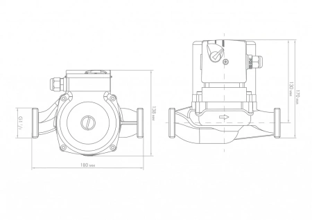Циркуляционный насос Джилекс «ЦИРКУЛЬ» 25/80
